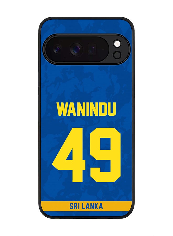 Stylizedd For Google Pixel 10 Pro Case,Slim fit Camera Protection, Shockproof Thin Phone cover  - Sri lanka Wanindu Hasaranga, Jersey No 49 - Image 1